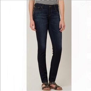 Big‎ Star Jeans Women's 30R Maddie Skinny Mid Rise Dark Wash Blue Denim Casual